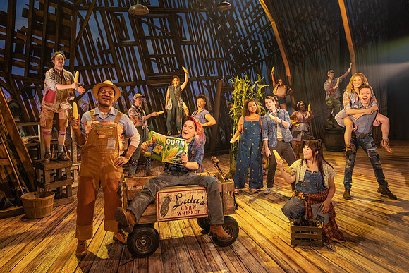 The Cast of The North American Tour of SHUCKED (Photo by Matthew Murphy and Evan Zimmerman) 0833