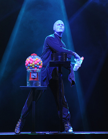 Blue Man Group Toss and Catch, Courtesy of Blue Man Productions