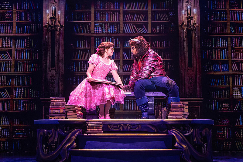 S1-Kyra Belle Johnson and Fergie L. Philippe in Disney's Beauty and the Beast. Photo by Matthew Murphy. (c) Disney