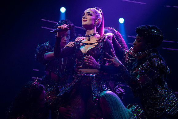 Aline Mayagoitia as Katherine Howard in The North American Tour Boleyn Company of SIX. Photo by Joan Marcus (0018r2)