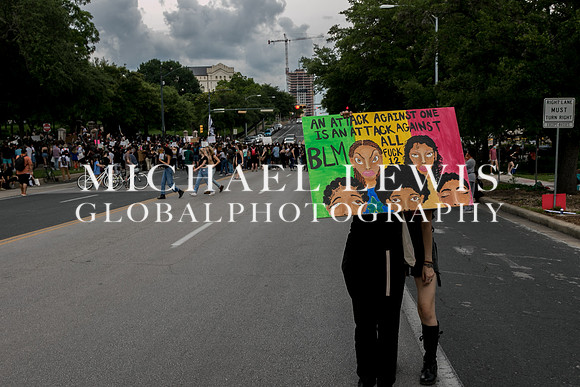 Protests erupt in Austin Texas Against Racism!