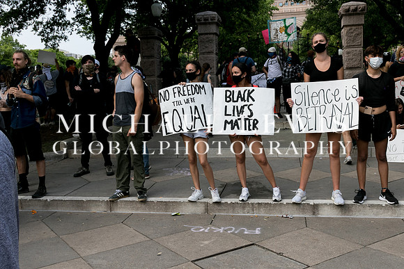 Protests erupt in Austin Texas Against Racism!