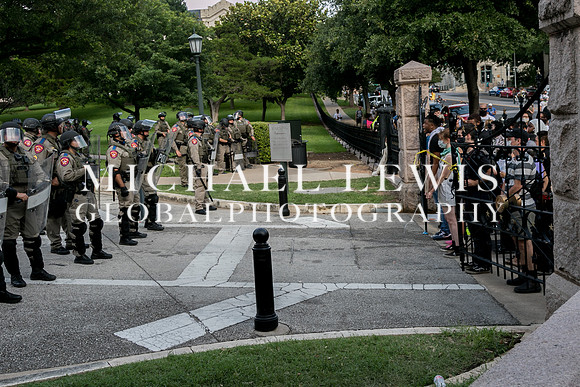 Protests erupt in Austin Texas Against Racism!
