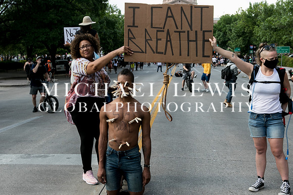 Protests erupt in Austin Texas Against Racism!