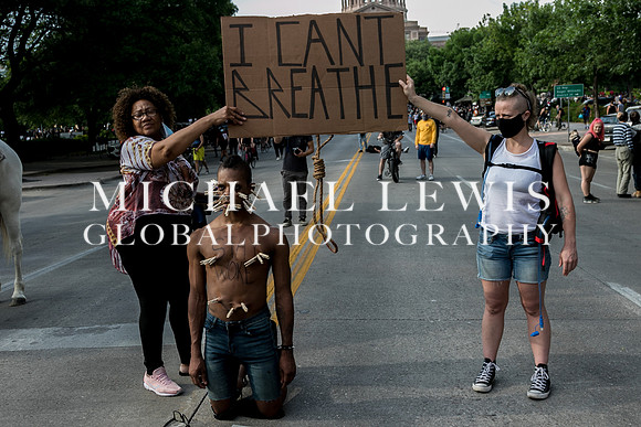 Protests erupt in Austin Texas Against Racism!