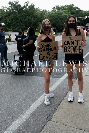Protests erupt in Austin Texas Against Racism!