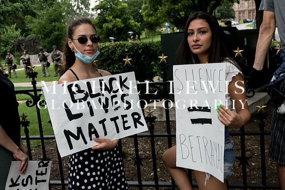 Protests erupt in Austin Texas Against Racism!