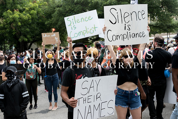Protests erupt in Austin Texas Against Racism!