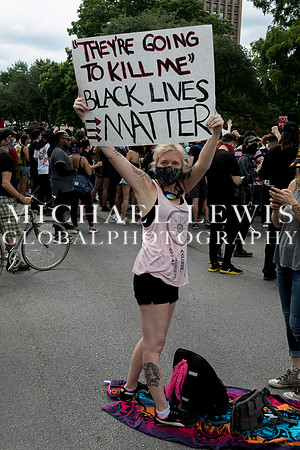Protests erupt in Austin Texas Against Racism!
