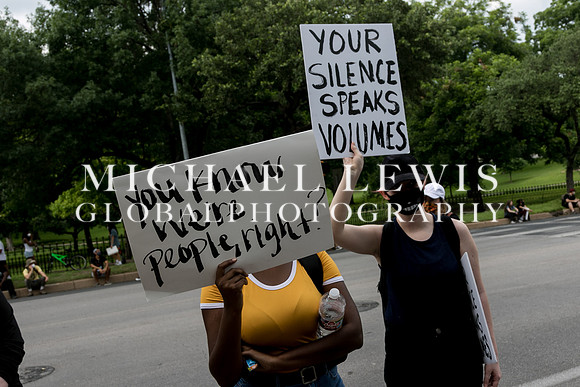 Protests erupt in Austin Texas Against Racism!