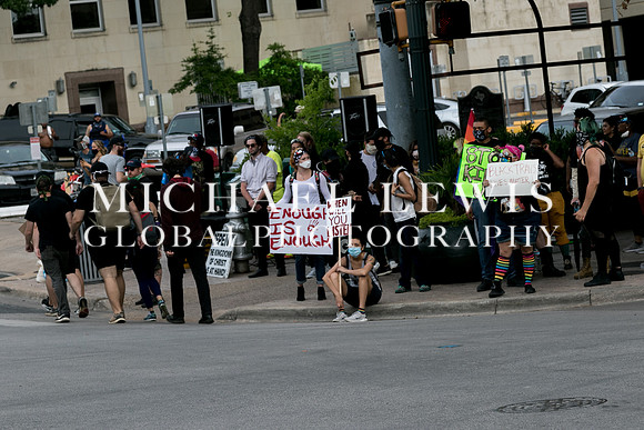 Protests erupt in Austin Texas Against Racism!