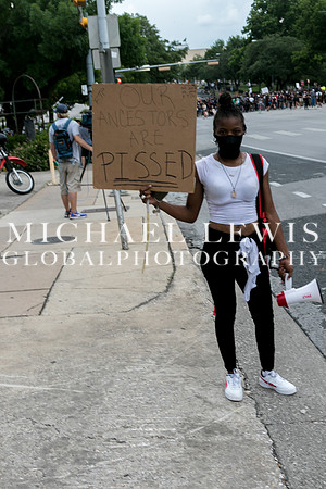 Protests erupt in Austin Texas Against Racism!