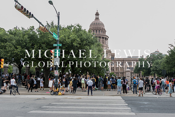 Protests erupt in Austin Texas Against Racism!