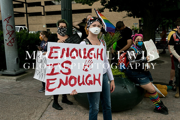 Protests erupt in Austin Texas Against Racism!
