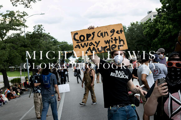 Protests erupt in Austin Texas Against Racism!