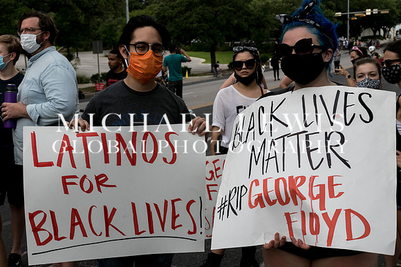 Protests erupt in Austin Texas Against Racism!