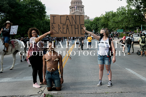 Protests erupt in Austin Texas Against Racism!
