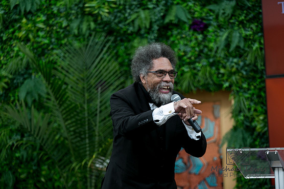 Dr. Cornel West was at the George Washington Carver Museum on April 16, 2024