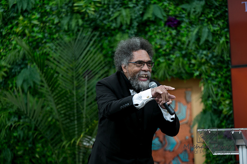 Dr. Cornel West was at the George Washington Carver Museum on April 16, 2024