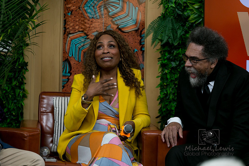 Dr. Cornel West was at the George Washington Carver Museum on April 16, 2024