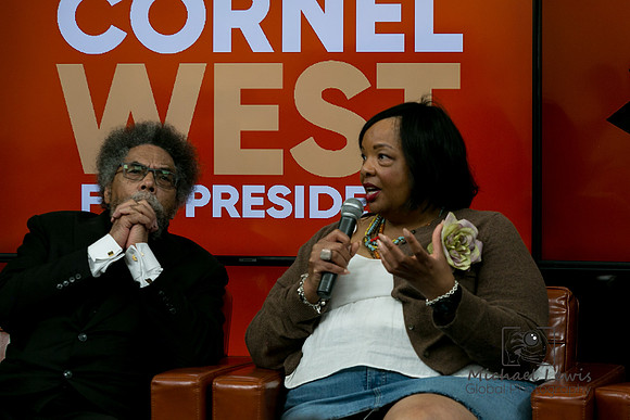 Dr. Cornel West was at the George Washington Carver Museum on April 16, 2024