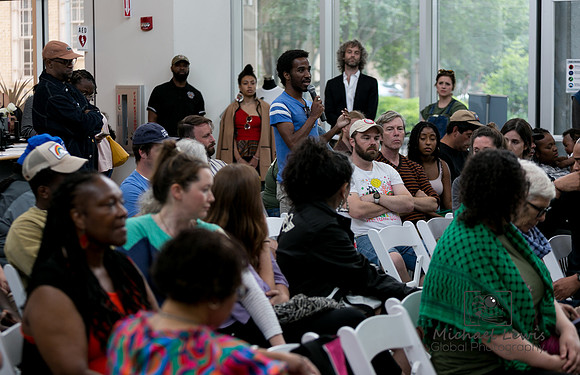 Dr. Cornel West was at the George Washington Carver Museum on April 16, 2024