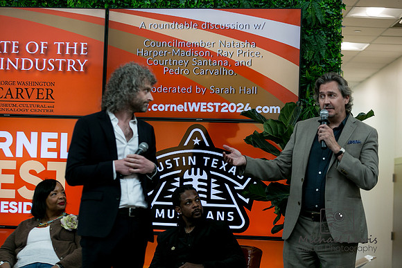 Dr. Cornel West was at the George Washington Carver Museum on April 16, 2024