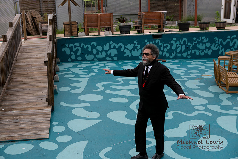 Dr. Cornel West was at the George Washington Carver Museum on April 16, 2024