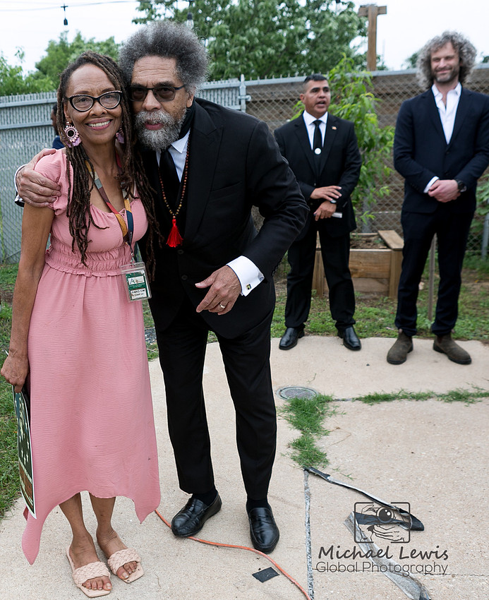 Dr. Cornel West was at the George Washington Carver Museum on April 16, 2024