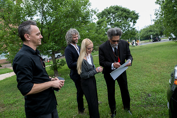 Dr. Cornel West was at the George Washington Carver Museum on April 16, 2024