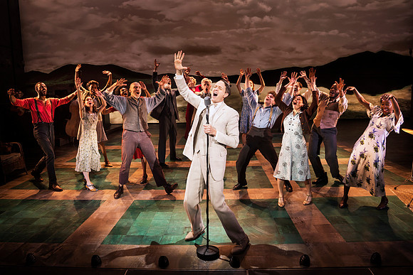 Todd Almond and the Cast of Girl From The North Country on Broadway - photo by Matthew Murphy - 1233