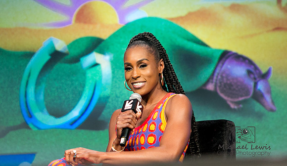 Issa Rae speaking at SXSW 2025