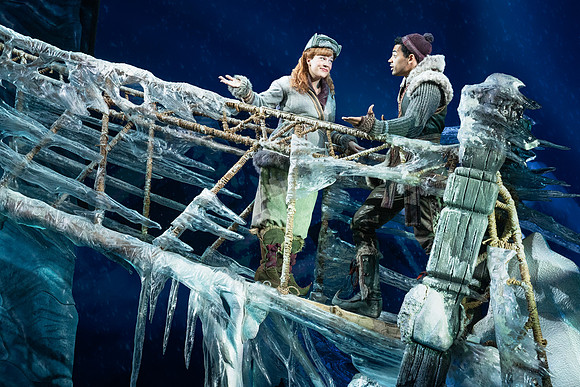 LaurenNicole ChapmanasAnnaandDominicDorset asKristoff.FrozenNorthAmericanTour.PhotobyMatthew Murphy.Disney - Copy