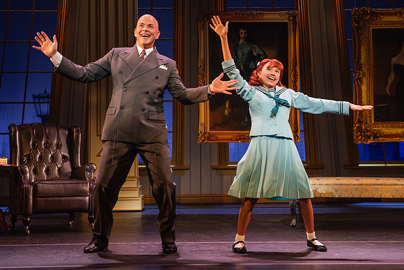 4288 – Christopher Swan and Rainier (Rainey) Treviño in the North American Tour of ANNIE. Photo by Evan Zimmerman for MurphyMade